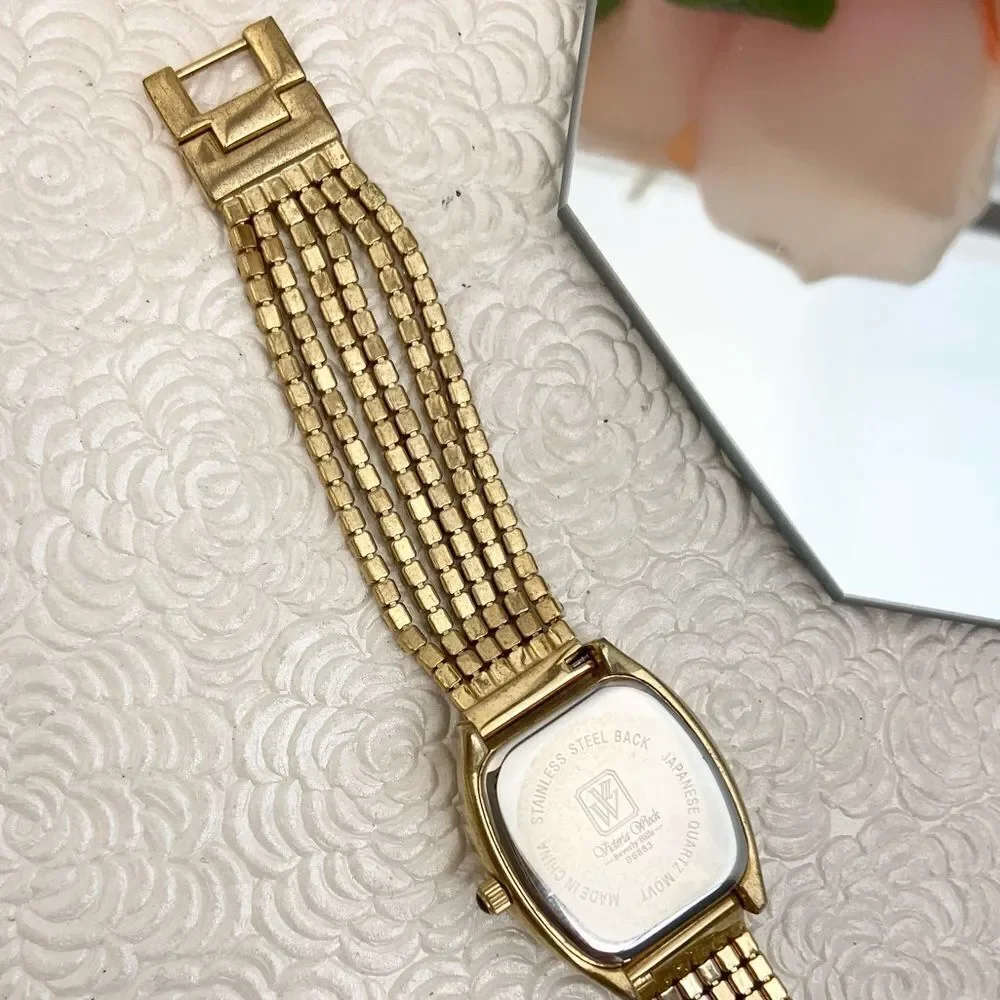 Victoria Weick Beverly Hills Pave Crystal Dial and Bezel Ladies Dress Watch